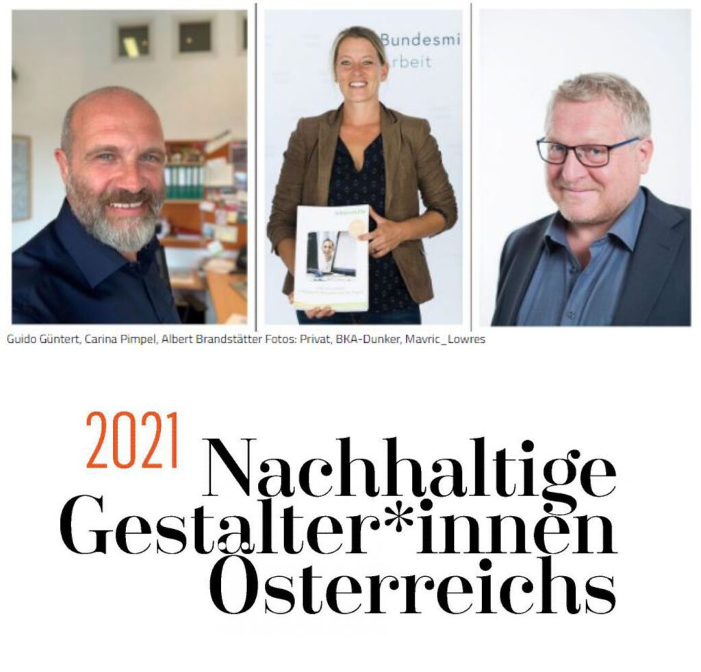Nachhaltige Gestalterin - Lebenshilfe wurde zur „Nachhaltigen Gestalter*in 2021“ ausgezeichnet Lebenshilfe Salzburg